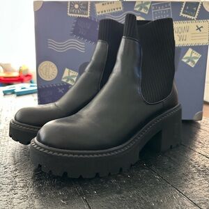 Black Chunky Boots